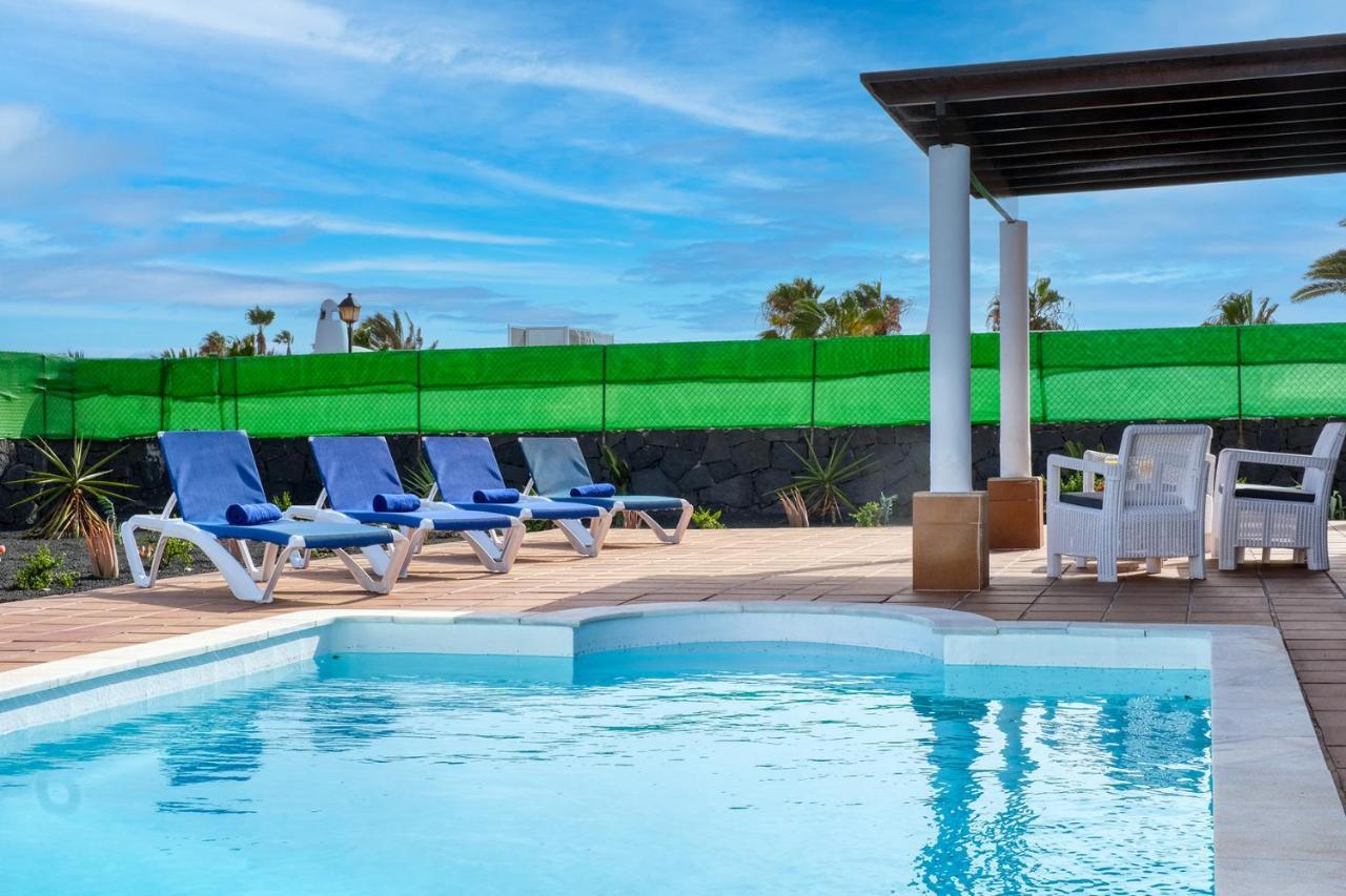 Casa Fatmar Montana Roja-Piscina Privada Villa Playa Blanca  Luaran gambar